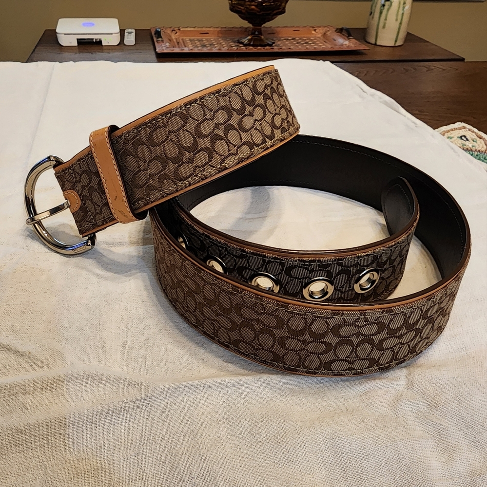 Coach Double C Belt L